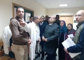نائب محافظ الجيزة يتفقد مستشفى الصف المركزي