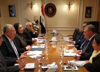 وزراء قطاع الأعمال العام والصناعة والزراعة يبحثون استكمال تنفيذ استراتيجية النهوض بالقطن المصري
