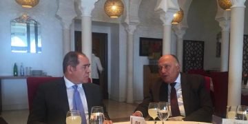 استمراراً لمحطات زيارته الحالية إلى العاصمة الجزائرية .. وزير الخارجية يلتقي نظيره الجزائري