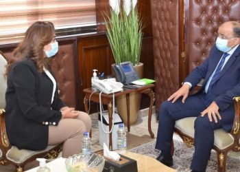وزير التنمية المحلية يتابع مع محافظ دمياط الموقف التنفيذي لمشروعات تطوير الريف المصري والمجزر الآلى والمحجر البيطري بشطا