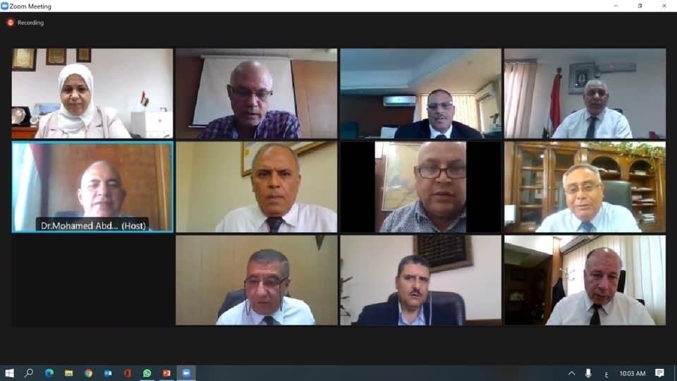 الموارد المائية والري:- التصدى لكافة أشكال التعديات على نهر النيل لضمان حسن إدارة وتشغيل وصيانة المنظومة المائية