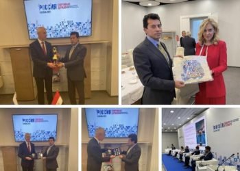 وزير الشباب والرياضة يوقع مذكرة تفاهم مع نظيره الروسى على المستوى الرياضى