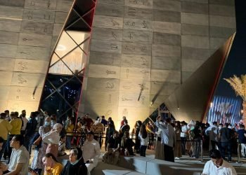 إقبال كبير من الزائرين على الجناح المصرى عقب الافتتاح الرسمى للفعاليات