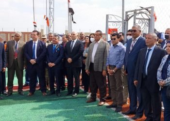 وزير الرياضة ومحافظ البحيرة يفتتحان ميدان رماية وملعب بنادي الصيد بوادي النطرون