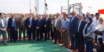 وزير الرياضة ومحافظ البحيرة يفتتحان ميدان رماية وملعب بنادي الصيد بوادي النطرون