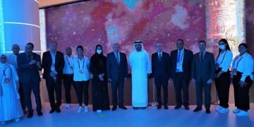 وزير الخارجية الإماراتي يزور الجناح المصري باكسبو 2020 دبي