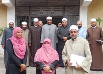 وكيل الأزهر الأسبق ورئيس لجنة المصالحات فى زيارة لمنطقة بنى سويف الأزهرية