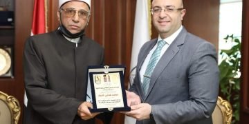 محافظ بني سويف يلتقى البديوى  رئيس منطقة بنى سويف الأزهرية الجديد