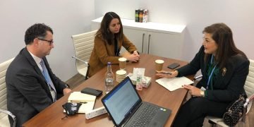 وزيرة التخطيط .. تلتقي مدير إدارة البيئة والتنمية المستدامة بوزارة الخارجية