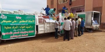 وزير التموين … ضخ كميات كبيرة من السلع الغذائية بالأماكن ‏المتضررة من السيول بأسوان عبر السيارات المتنقلة.