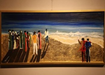 وزيرة الثقافة تتفقد معرض حابي الحياة لحسين نوح بالأوبرا