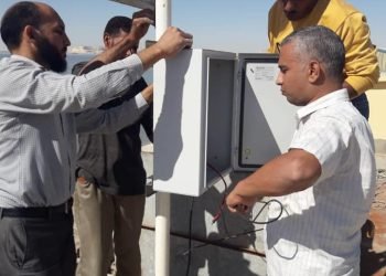 تركيب وتشغيل عدد (٥) مواقع جديدة لرصد هطول الأمطار بمحافظات الوادي الجديد ومطروح والبحر الأحمر