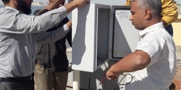 تركيب وتشغيل عدد (٥) مواقع جديدة لرصد هطول الأمطار بمحافظات الوادي الجديد ومطروح والبحر الأحمر