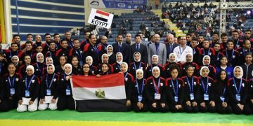 وزير الرياضة يفتتح كأس القارات للكاراتيه التقليدي بالصالة المغطاة باستاد القاهرة الدولي