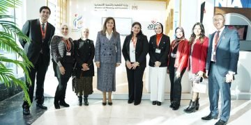 وزيرة التخطيط تزور جناح رواد ٢٠٣٠ بمنتدى شباب العالم