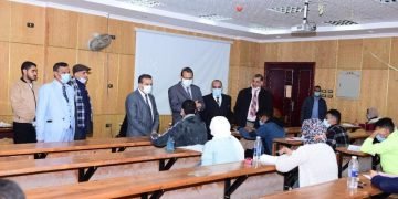 تواصل امتحانات الفصل الدراسي الأول بجامعة سوهاج