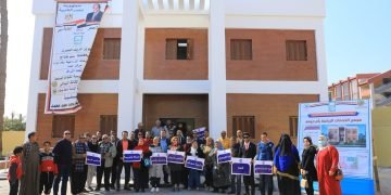 أعضاء “مستقبل وطن” بسوهاج يتفقدون مشروعات  “حياة كريمة” بطما