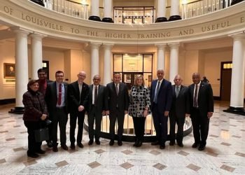 جامعة المنصورة توقع بروتوكول تعاون مع جامعة لويفيل لمنح  شهادة مزدوجة  فى هندسة الاتصالات والحاسبات  والهندسة الطبية