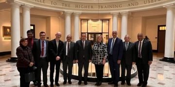 جامعة المنصورة توقع بروتوكول تعاون مع جامعة لويفيل لمنح شهادة مزدوجة فى هندسة الاتصالات والحاسبات والهندسة الطبية