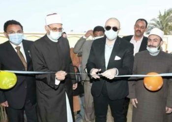 محافظ بنى سويف يفتتح معهد منيل موسى الابتدائى