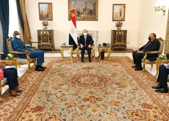 استقبل الرئيس السيسي اليوم وفداً من الآلية الأفريقية لمراجعة النظراء، وذلك برئاسة إدوارد مالوكا المدير التنفيذي لسكرتارية الآلية