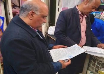 مركز ومدينة بني سويف ينظم حملة لمراجعة تراخيص المنشآت والمحال التجارية