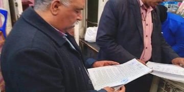 مركز ومدينة بني سويف ينظم حملة لمراجعة تراخيص المنشآت والمحال التجارية