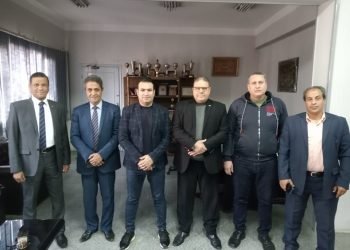 الشربينى يستقبل المتحدث الرسمى بإسم وزارة الشباب والرياضة بالدقهلية