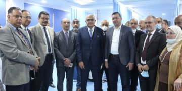 افتتاح وحدتي” العناية الفائقة والسكتة الدماغية” بقسم طب المخ والأعصاب بمستشفى جامعة المنصورة.