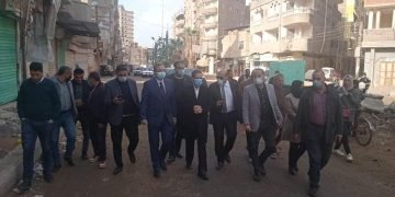 جولة موسعه لمحافظ الغربية ورئيس مجلس المدينة والنواب والقيادات بالمحله الكبري
