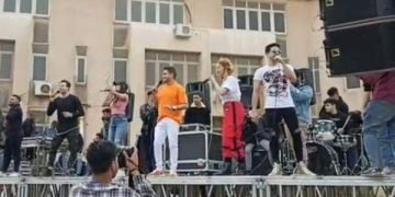 بالصور حفل غنائي بجامعه حلوان