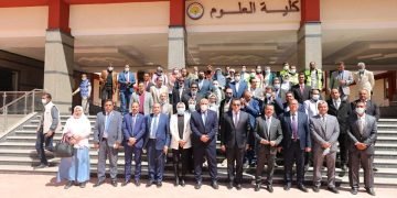 الوادي الجديد – افتتاح كليات الطب البشري والصيدلة والعلوم – تفقد الأعمال الإنشائية لكليات الزراعة والتربية الرياضية والطب البيطري والمبنى السكني