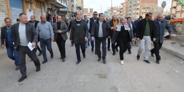 محافظ المنوفية يتفقد أعمال تطوير كورنيش ترعة البتانونية وطريق تلا – طنوب ونفق السكة الحديد