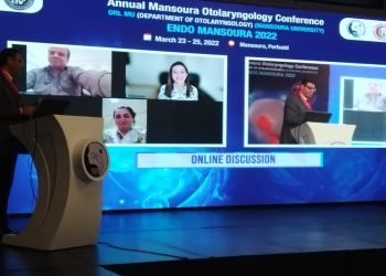 مؤتمر قسم الأنف والأذن بجامعة المنصورة يناقش تاثيرات وطرق العلاج لمرضى COVID-19