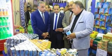 محافظ سوهاج يتفقد معرض ” أهلا رمضان ” بمدينة البلينا