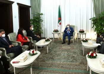 الرئيس الجزائرى يستقبل رئيس الوزراء بقصر الرئاسة