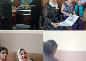 النائب نسرين عمر تزور جمعية رعاية الطفولة بطلخا