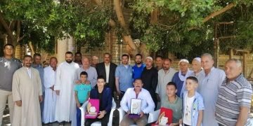 مركز شباب بني غني يكرم المتفوقين في الثانوية العامة من أبناء المجلس القروي