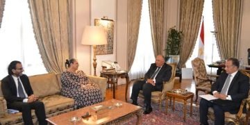 وزير الخارجية يستقبل مبعوثة سكرتير عام الأمم المتحدة الخاصة للقرن الإفريقي