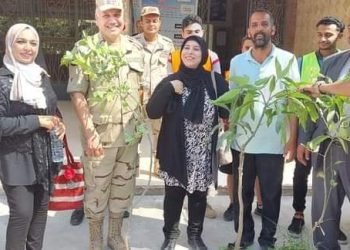 مبادرة وطنية تزين مدرسة امبابة الثانوية الصناعية