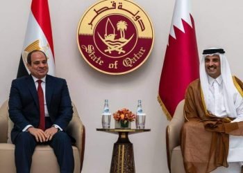 الرئيس السيسى يصل قطر
