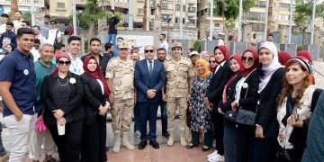 جامعة المنصورة تفتتح ساحة الشعوب للطلاب الوافدين الدارسين بها من51جنسية