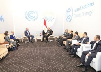 سامح شكري يستقبل وزير خارجية أيرلندا في شرم الشيخ