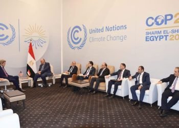 الوزير شكري رئيس مؤتمر COP27 يستقبل المبعوث الرئاسي الأمريكي الخاص للمناخ