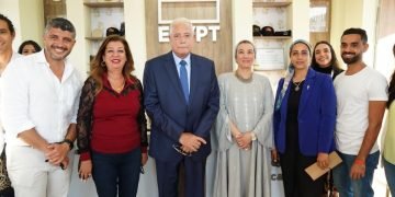 وزيرة البيئة والمنسق الوزارى ومبعوث مؤتمر المناخ cop27 ومحافظ جنوب سيناء يفتتحان معرض لمنتجات القائمة الخضراء لحملة إيكو ايجيبت