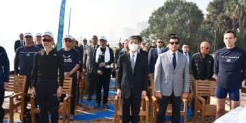 وزير الرياضة يشهد ختام المهرجان الدولي للتجديف