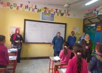 جولات عامر مديرة إدارة التجريبيات بالغربية اليومية استعداداً لمسابقه مدارس مصر