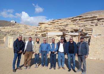 زيارة مدير المكتب الإقليمي لليونسكو لمنطقة آثار سقارة