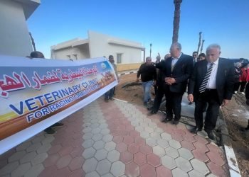 وزراء الزراعة والشباب والرياضة والثقافة ومحافظ جنوب سيناء يتفقدون مضمار الهجن الدولى فى شرم الشيح بعد تطويره