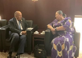 وزير الخارجية يلتقي مع مبعوثة سكرتير عام الأمم المتحدة الخاصة للقرن الإفريقي